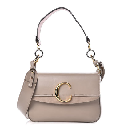 Chloe Calfskin Small C Double Carry Motty Grey 1 of 11