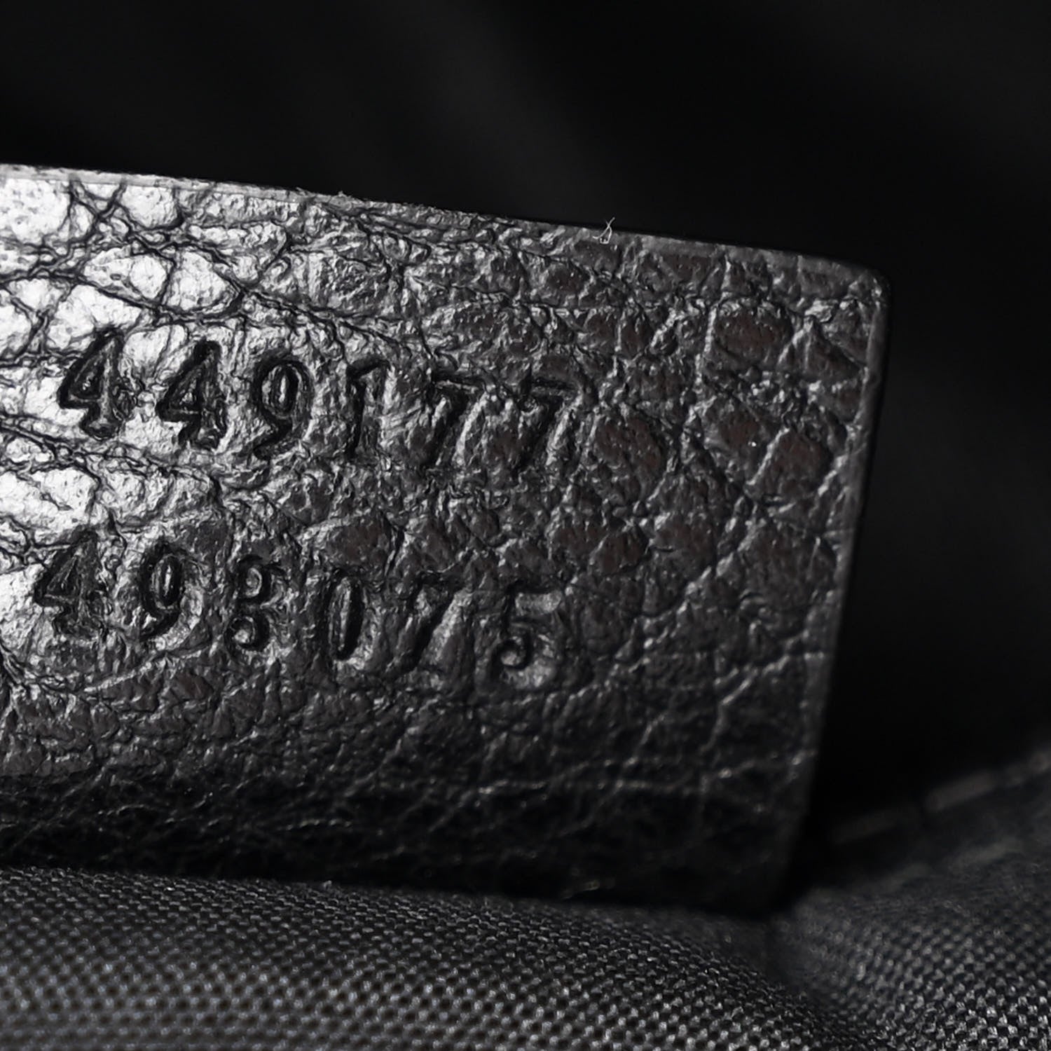 Gucci Nylon Monogram Vertical Tote Black 7 of 11