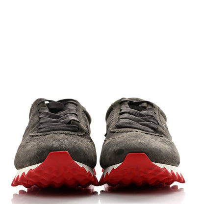 Christian Louboutin Suede Calfskin Mens Loubishark Sneakers 42.5 Ombre 3 of 12