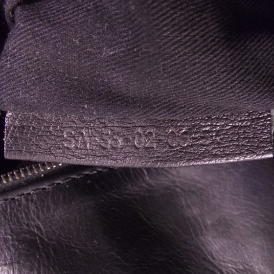 Calfskin Silverado Shoulder Bag Black