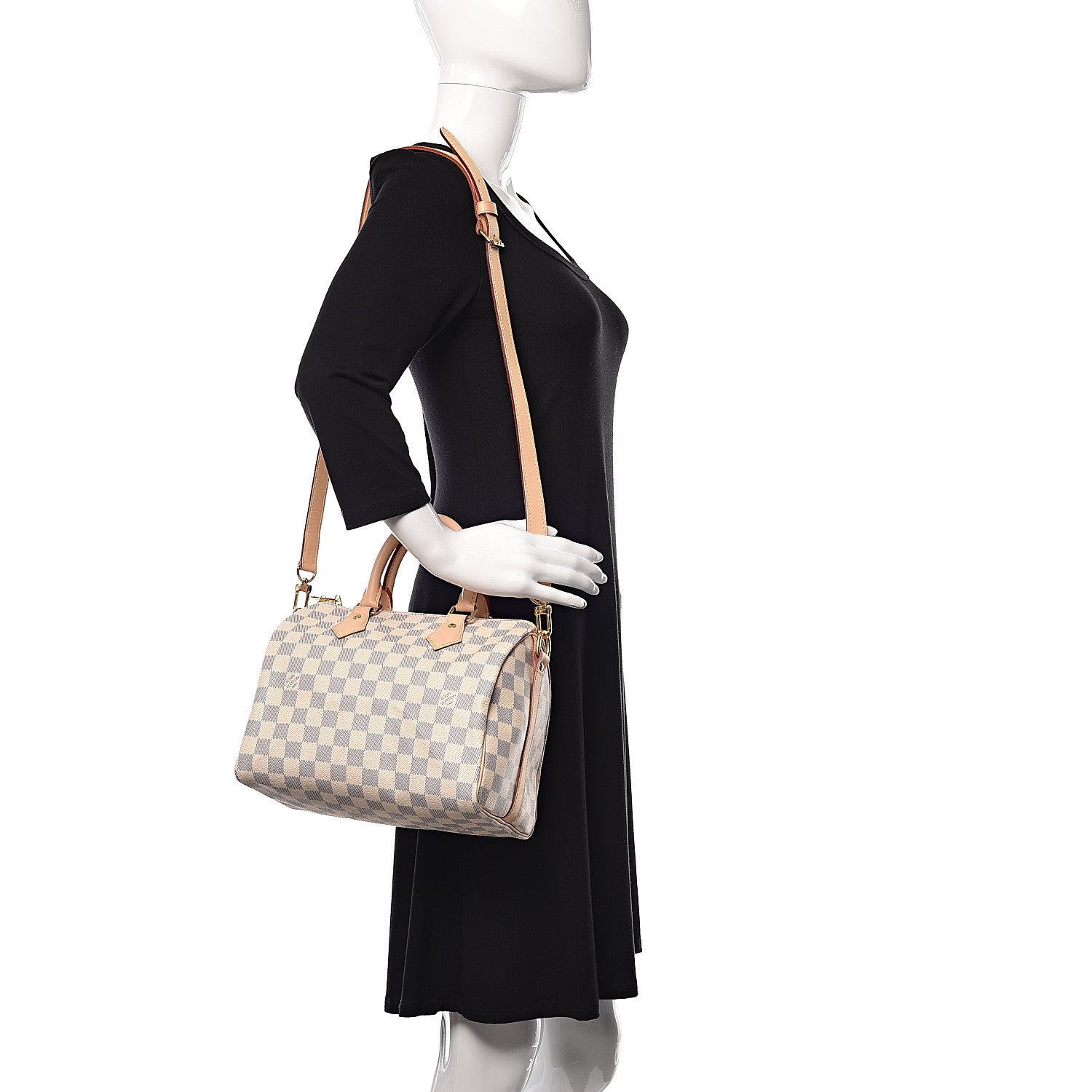 Louis Vuitton Damier Azur Speedy Bandouliere 25 2 of 10