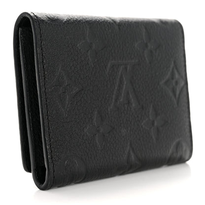 Louis Vuitton Empreinte Business Card Holder Black 3 of 7