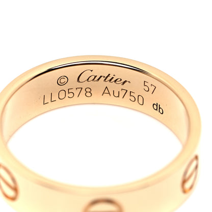 Cartier 18K Yellow Gold 5.5mm LOVE Ring 57 8 4 of 5