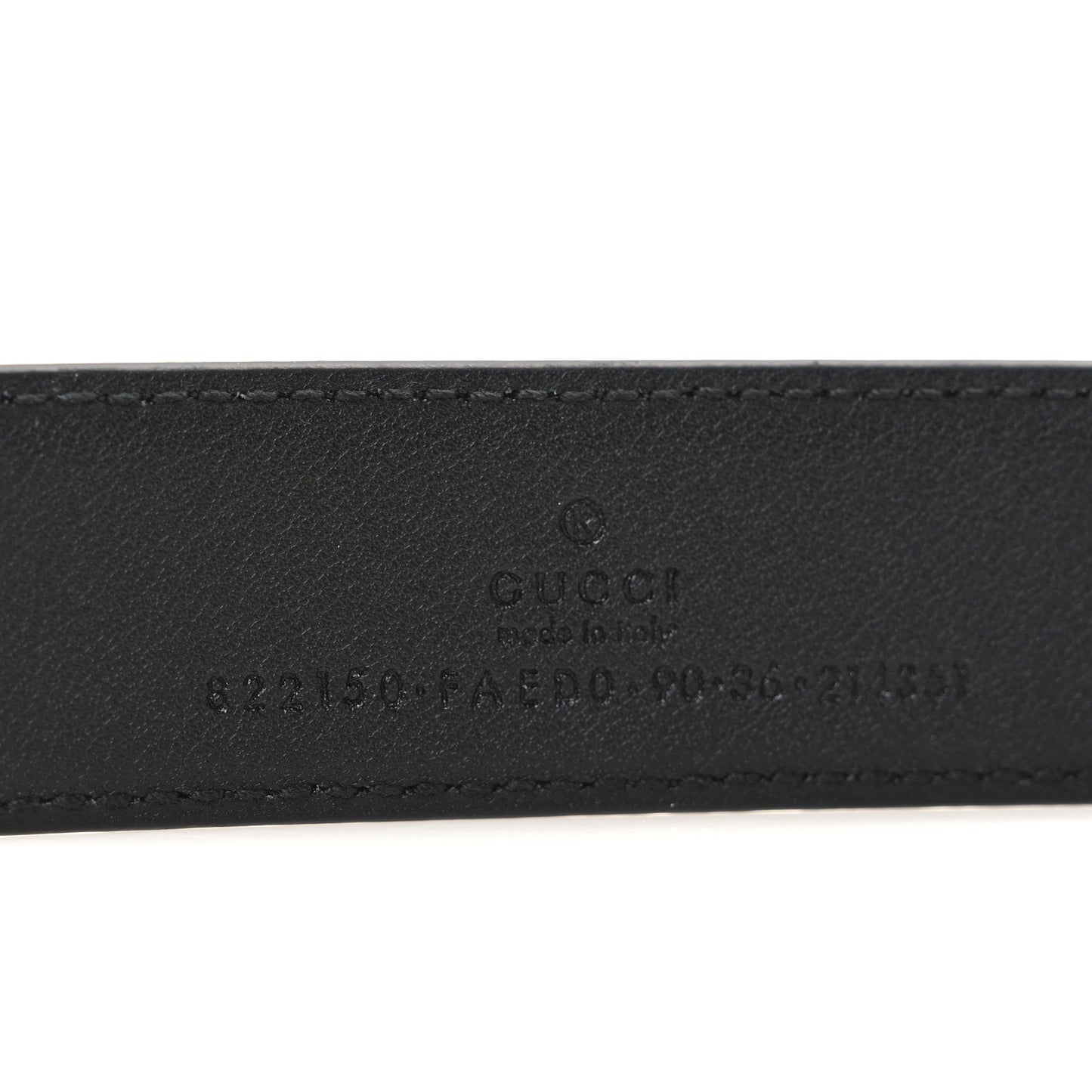 GG Supreme Monogram 30mm Belt 90 36 Black