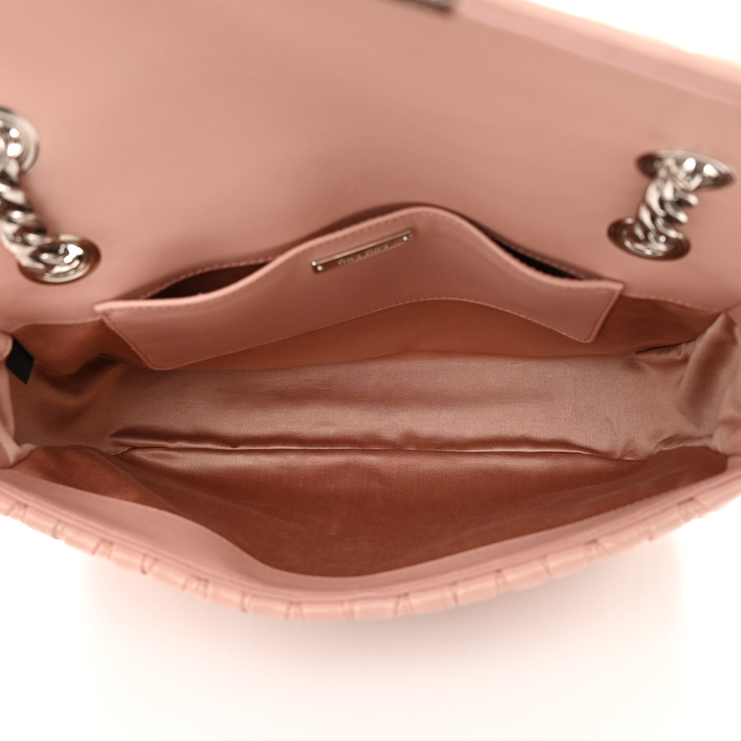 Miu Miu Nappa Matelasse Chain Flap Shoulder Bag Orchidea 5 of 19