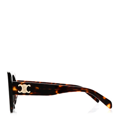 Celine Acetate Triomphe Sunglasses CL40317U Tortoise 3 of 7
