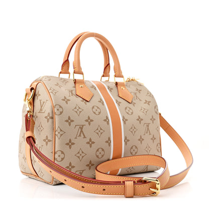 Louis Vuitton Monopaname Speedy Bandouliere 25 Beige Ocher 3 of 9