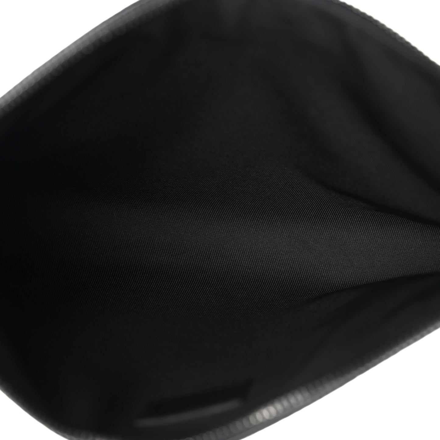 Grained Calfskin Aerogram Takeoff Pouch Black