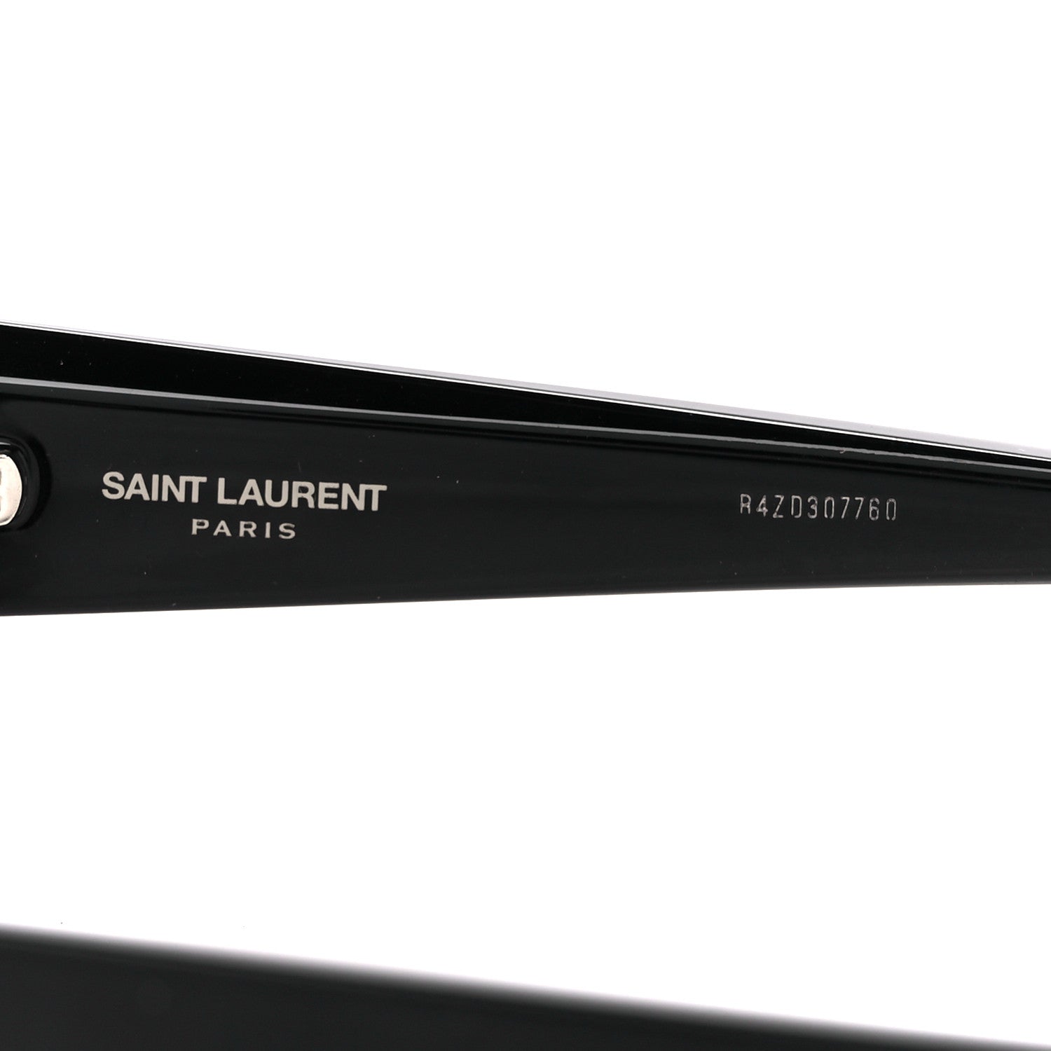 Saint Laurent Acetate Ultra Cat Eye Sunglasses SL 593 Black 6 of 9