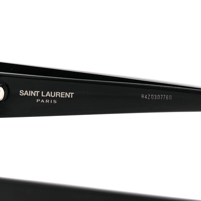 Saint Laurent Acetate Ultra Cat Eye Sunglasses SL 593 Black 6 of 9