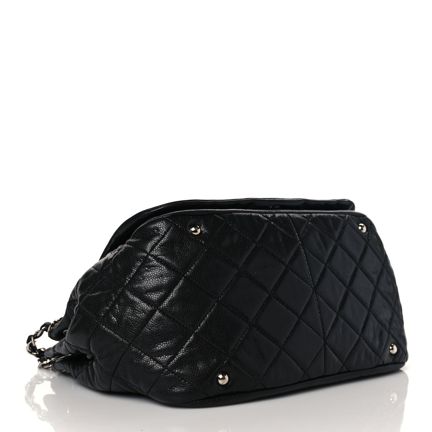 Chanel Caviar Timeless CC Accordion Flap Black 4 of 9