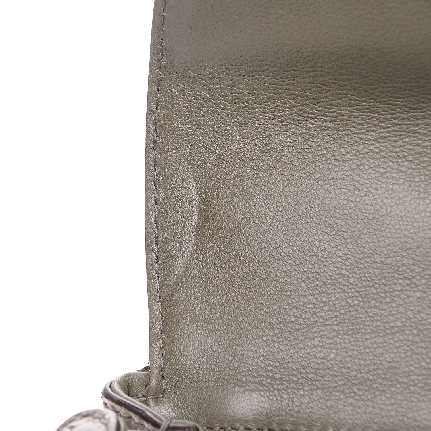 Gucci Python Medium New Bamboo Top Handle Bag Green 10 of 10