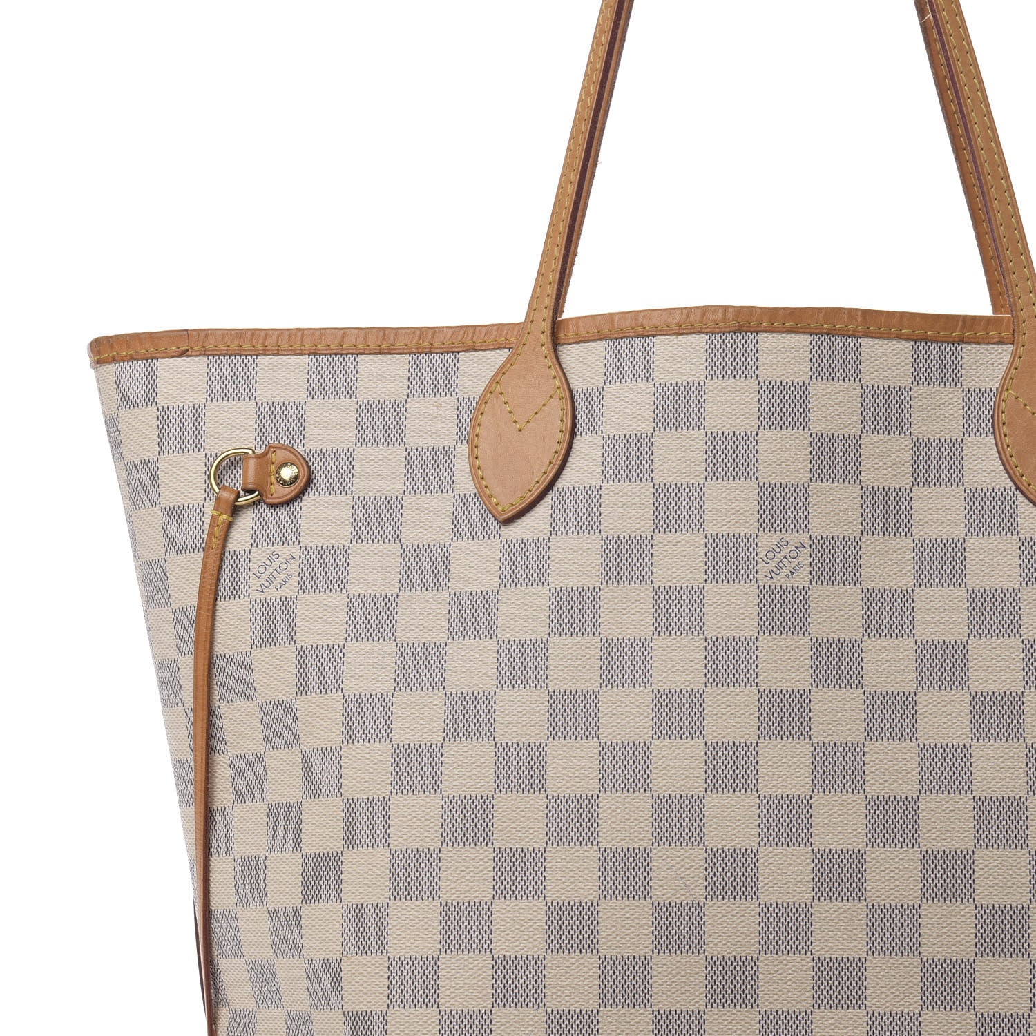 Louis Vuitton Damier Azur Neo Neverfull MM Rose Ballerine 9 of 24