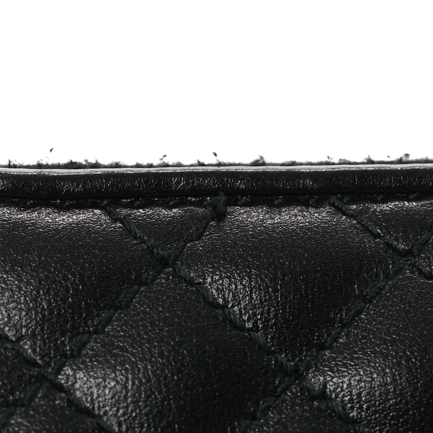 Calfskin Web Trapuntata GG Zip Around Wallet Black