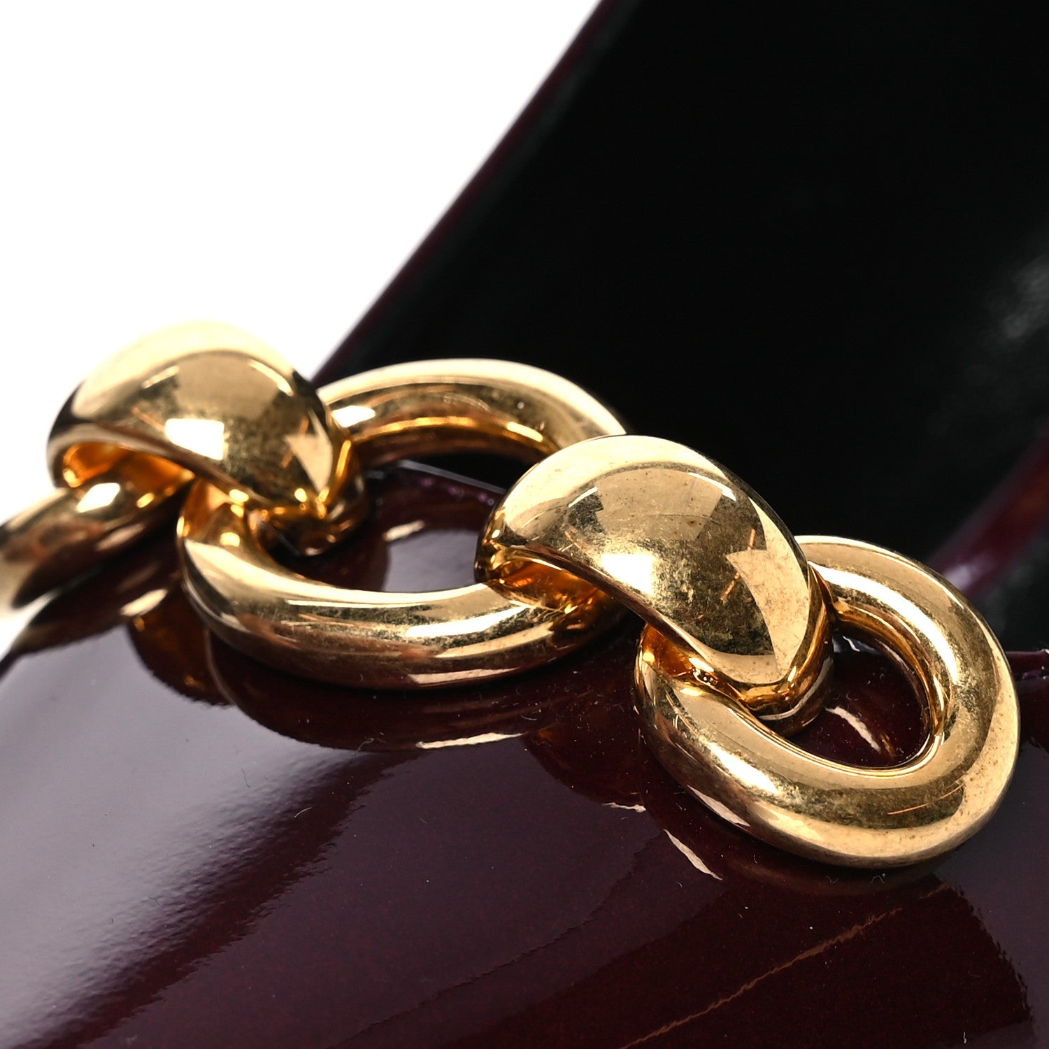 Saint Laurent Patent Severine Pumps 38 Deep Bordeaux 10 of 13