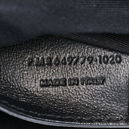 Saint Laurent Grain de Poudre Quilted 80's Vanity Bag Black 7 of 11