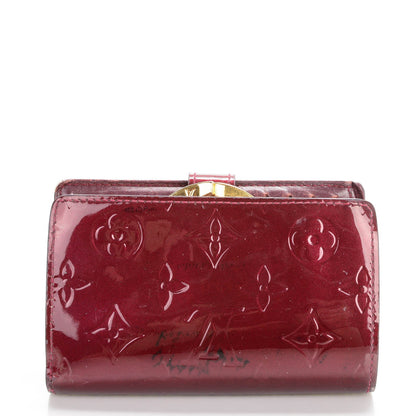 Louis Vuitton Vernis French Purse Wallet Rouge Fauviste 7 of 12