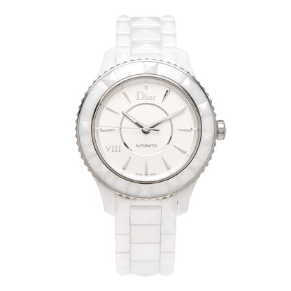 Christian Dior Stainless Steel Ceramic 38mm Dior VIII Automatic Watch White 1 of 5