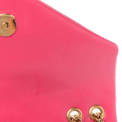 Saint Laurent Calfskin Y Quilted Monogram Small Loulou Chain Satchel Fresh Fuchsia 9 of 9