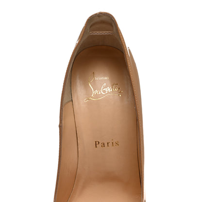 Christian Louboutin Patent Rolando 120 Pumps 36 Nude 8 of 11