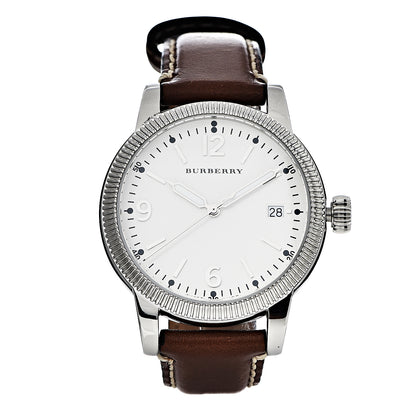 Burberry Stainless Steel Calfskin 38mm Utilitarian Quartz Watch BU7823 1 of 12