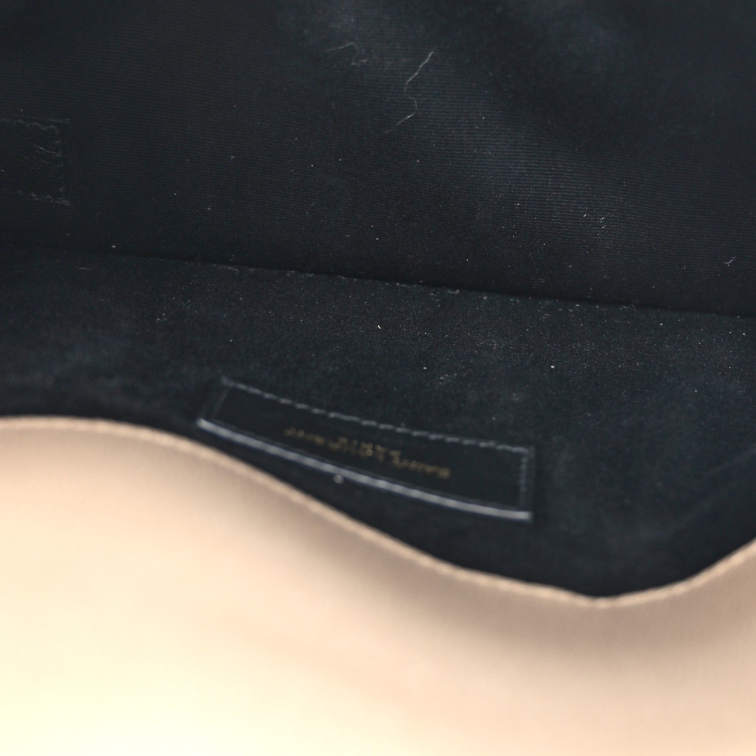 Saint Laurent Grain De Poudre Uptown Pouch Dark Beige 5 of 7