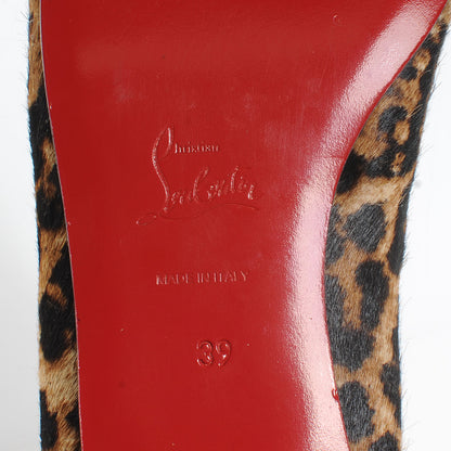 Christian Louboutin Leopard Print Cap Toe I Love My Loubies Loafers 39 6 of 7
