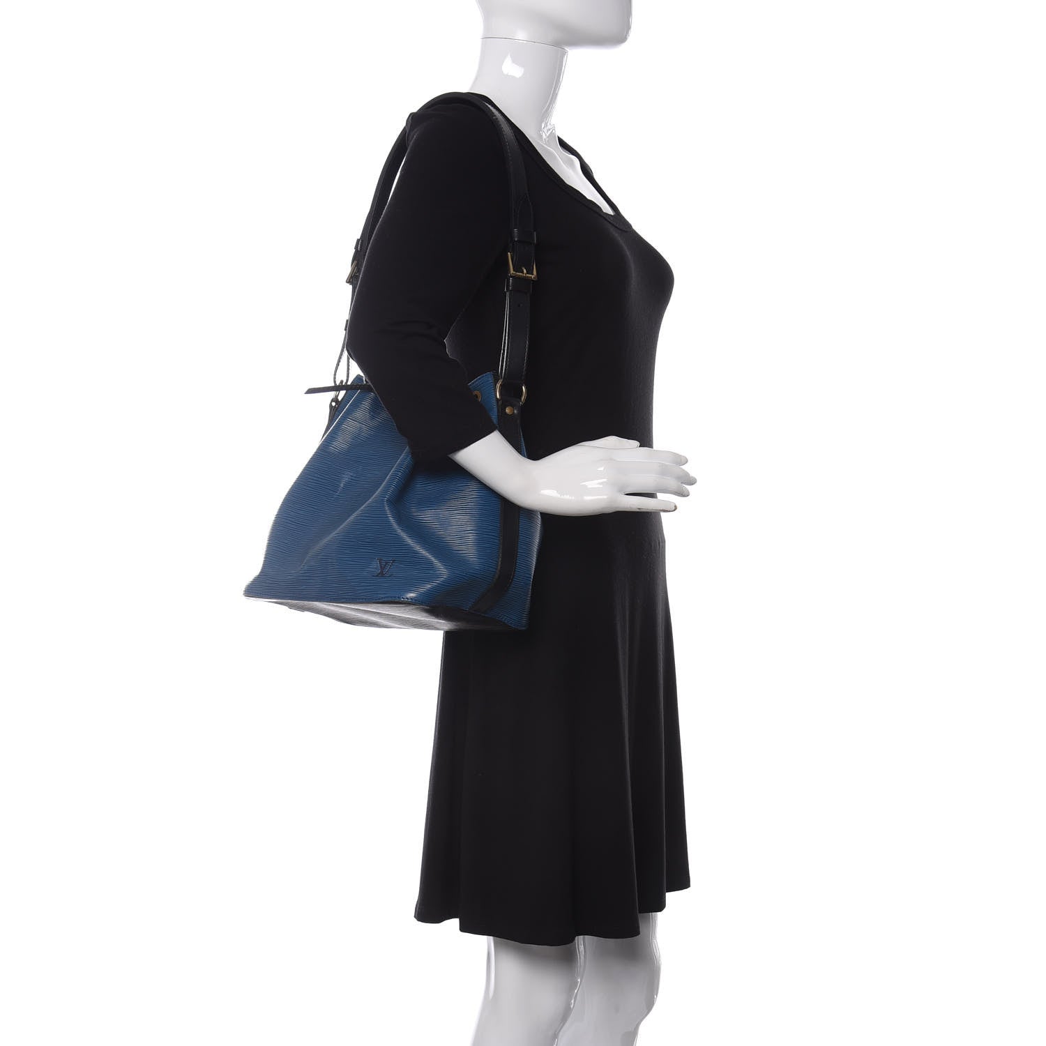 Louis Vuitton Epi Petit Bi-Color Noe Toledo Black 2 of 13
