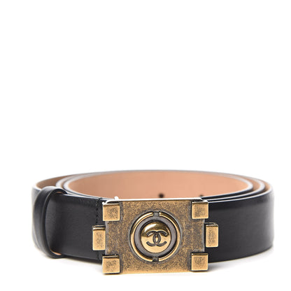 Chanel Calfskin CC Boy Belt 95 38 Black 1 of 9