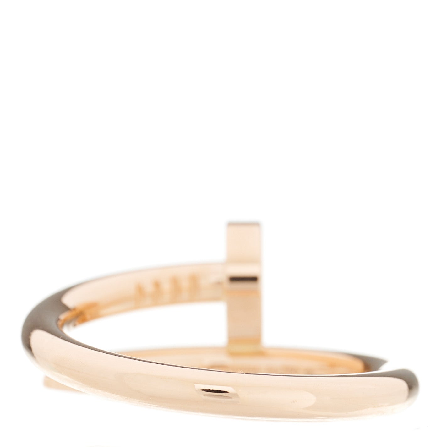 18K Pink Gold Juste Un Clou Ring 56 7.5