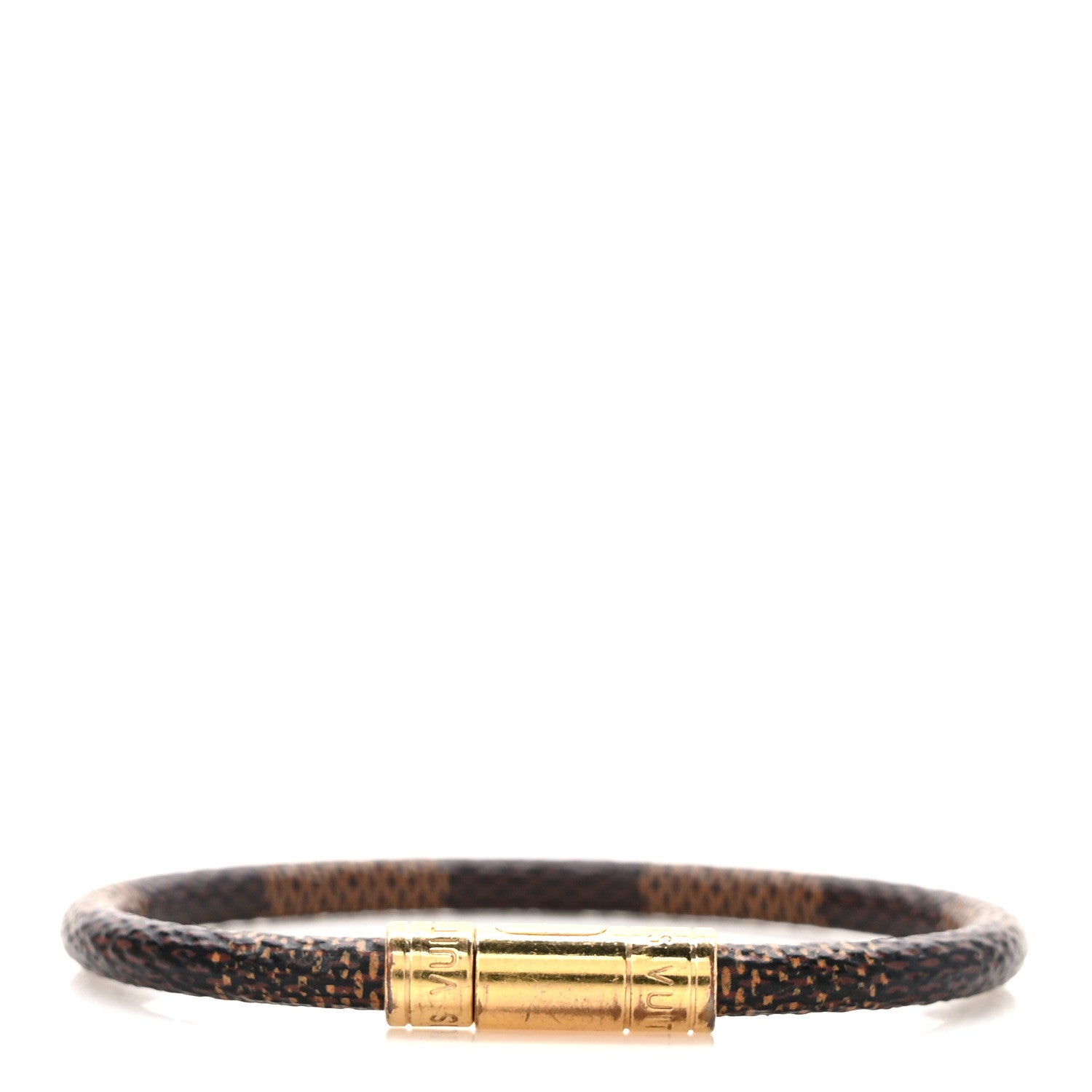Louis Vuitton Damier Ebene Keep It Bracelet 19 1 of 6