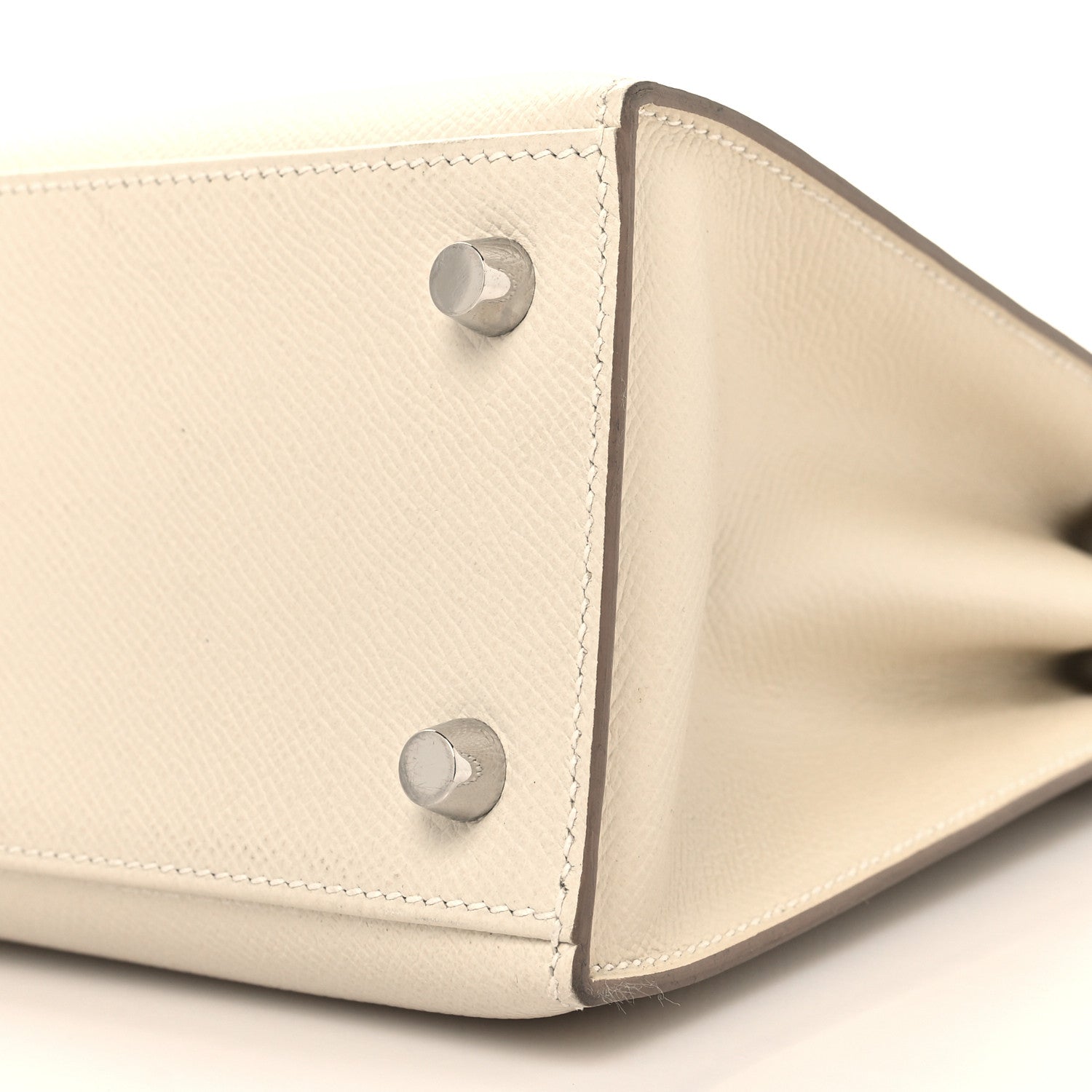 Hermes Epsom Kelly Sellier 25 Craie 10 of 12