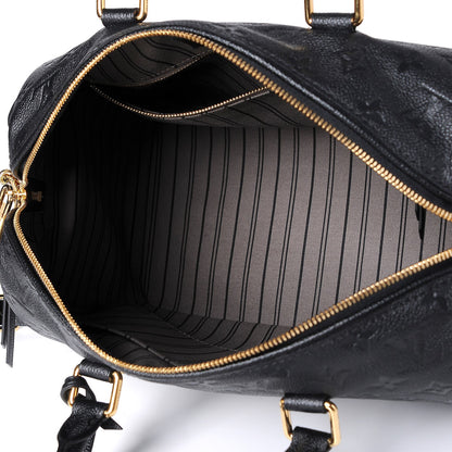 Louis Vuitton Empreinte Speedy Bandouliere 30 Black 6 of 8