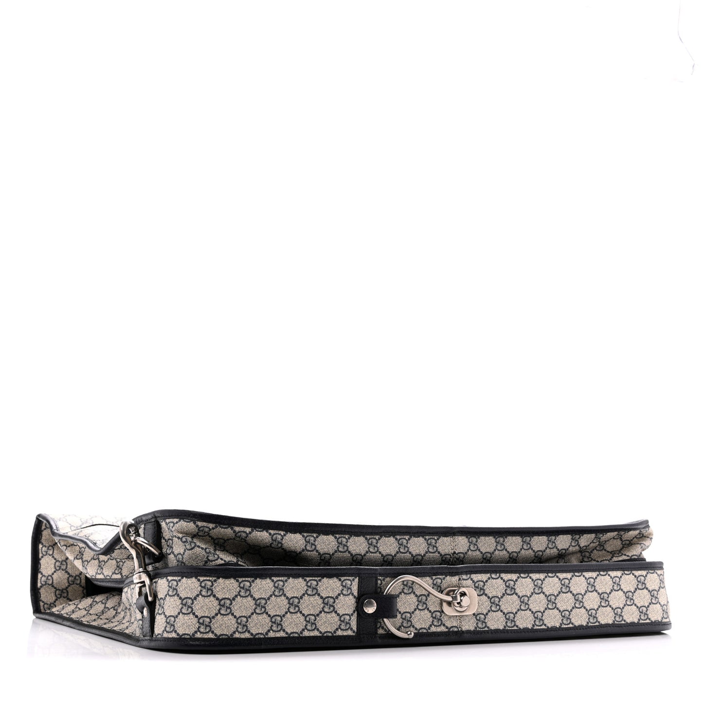 GG Supreme Monogram Web Savoy Garment Bag Beige Blue