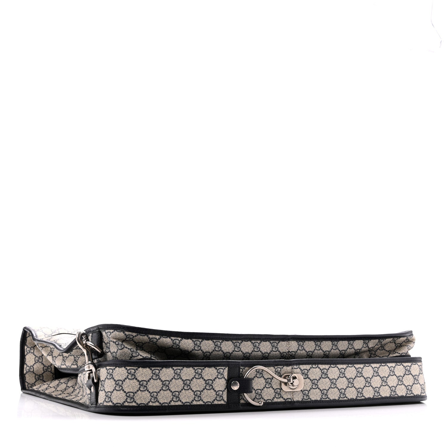 Gucci GG Supreme Monogram Web Savoy Garment Bag Beige Blue 3 of 14