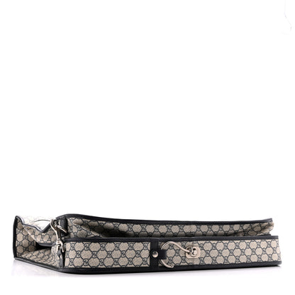 Gucci GG Supreme Monogram Web Savoy Garment Bag Beige Blue 3 of 14