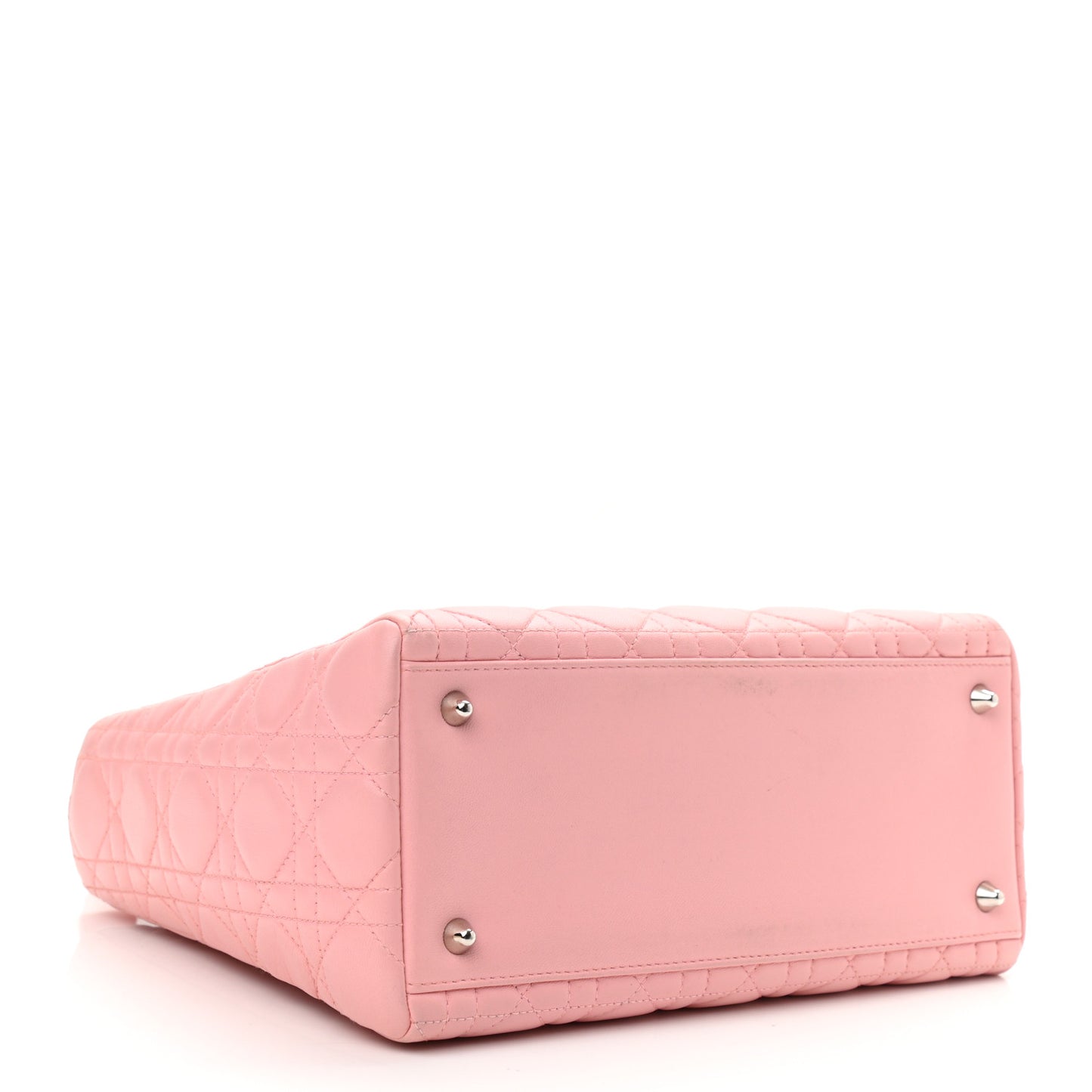 Lambskin Cannage Medium Lady Dior Light Pink