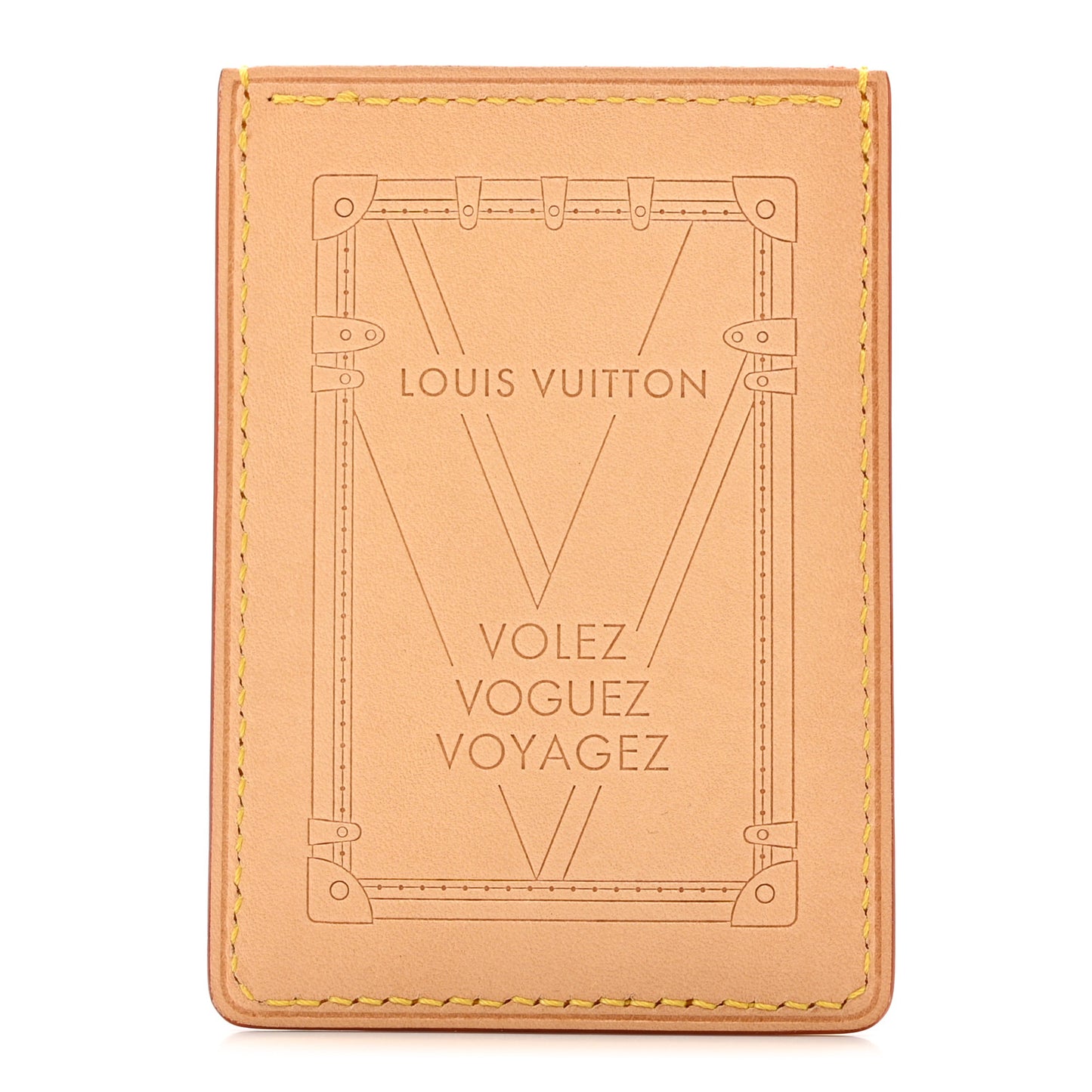 Vachetta Voyages Card Holder