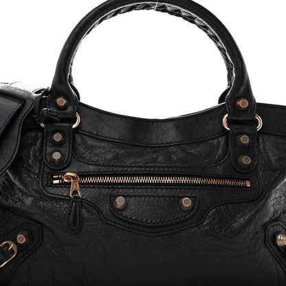 Balenciaga Agneau Giant 12 Rose Gold Hardware First Black 9 of 15