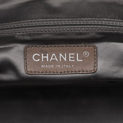 Chanel Glazed Caviar Coco Rider Bowling Bag Black 6 of 12