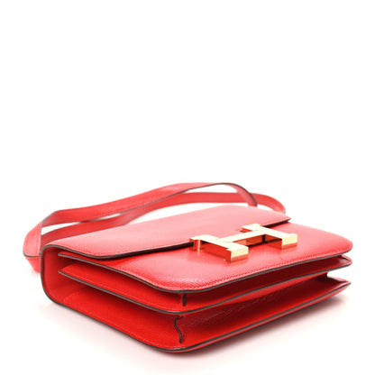 Hermes Chevre Mysore Constance 18 Rouge De Coeur 4 of 12