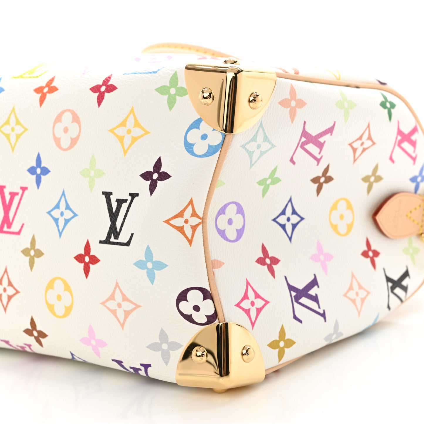 LV X TM Monogram Multicolor Speedy Bandouliere 25 White