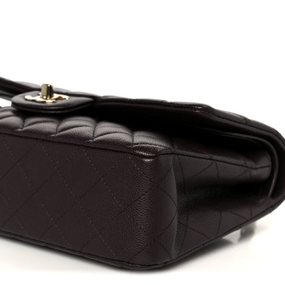 Chanel Caviar Quilted Medium Double Flap Dark Purple 11 of 11