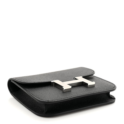 Hermes Epsom Constance Slim Wallet Black 5 of 9