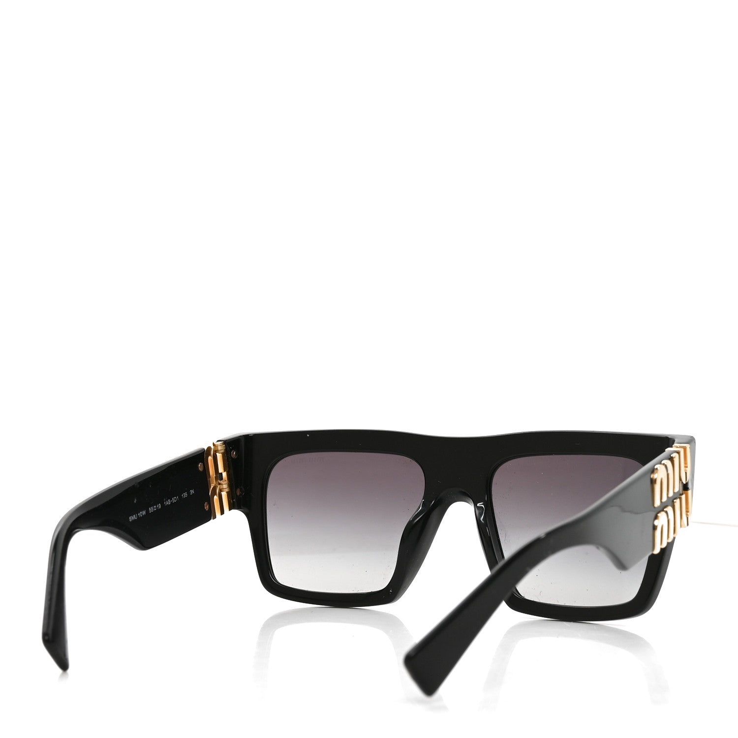 Miu Miu Acetate Glimpse Sunglasses SMU 10W Black 8 of 14