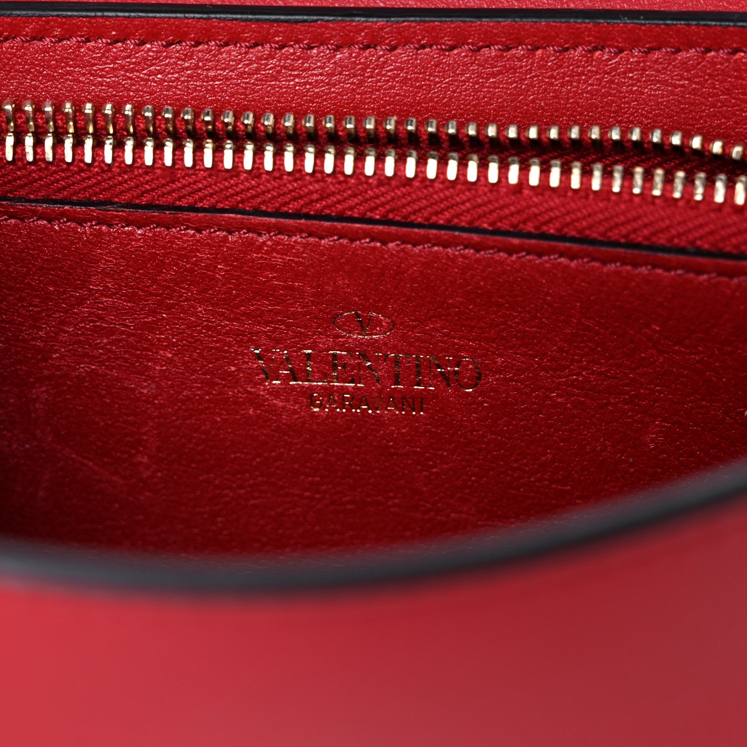 Valentino Garavani Calfskin Rockstud Phone Case With Chain Rosso Valentino 6 of 15