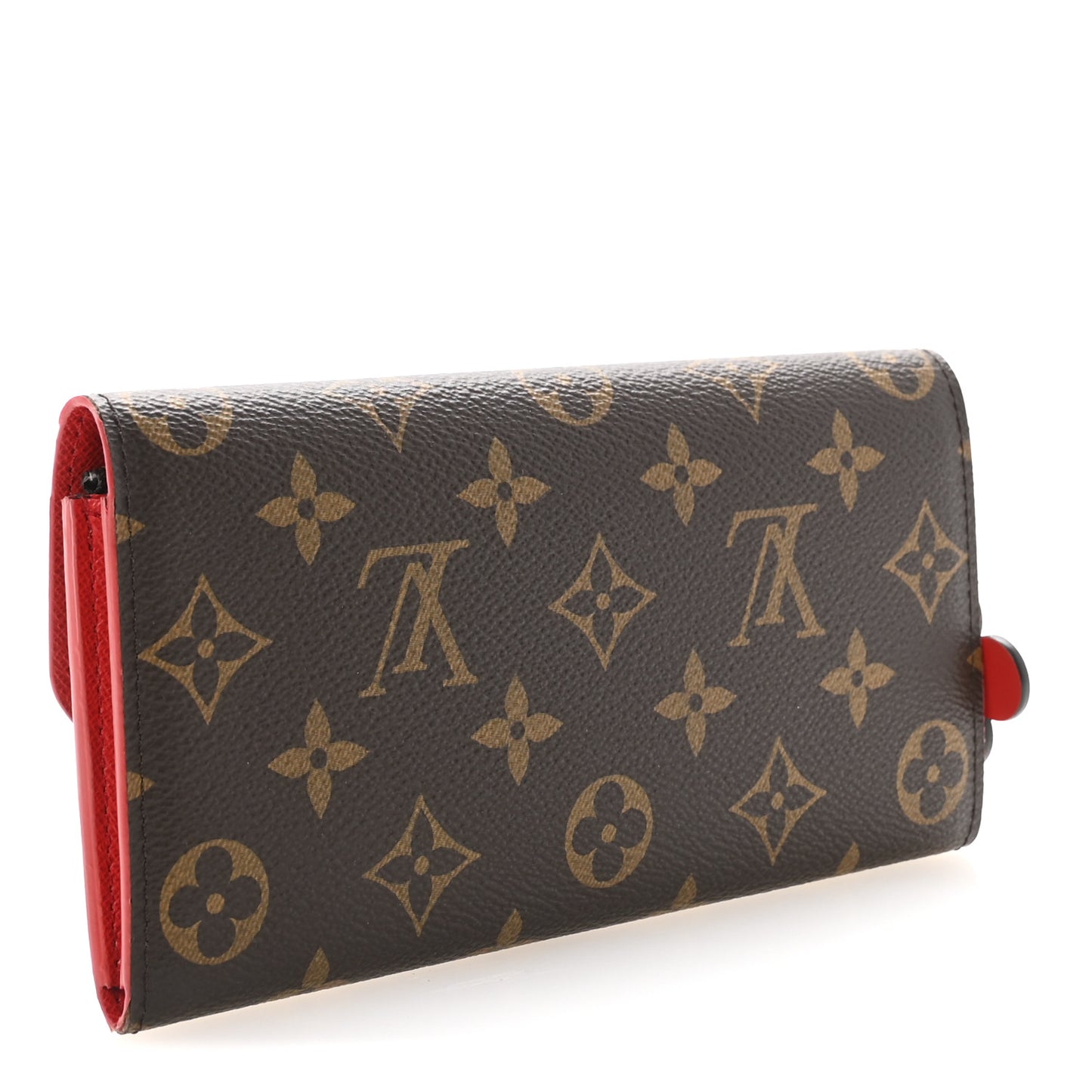 Monogram Bloom Flower Emilie Wallet Coquelicot