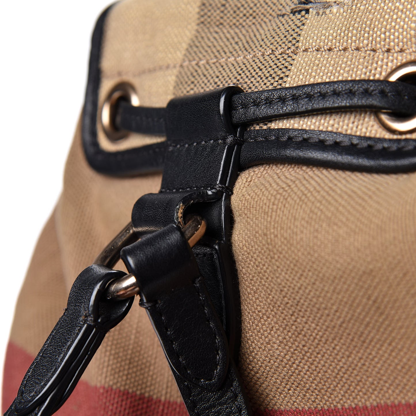 Overdyed Canvas Mega Check Medium Chiltern Backpack Black