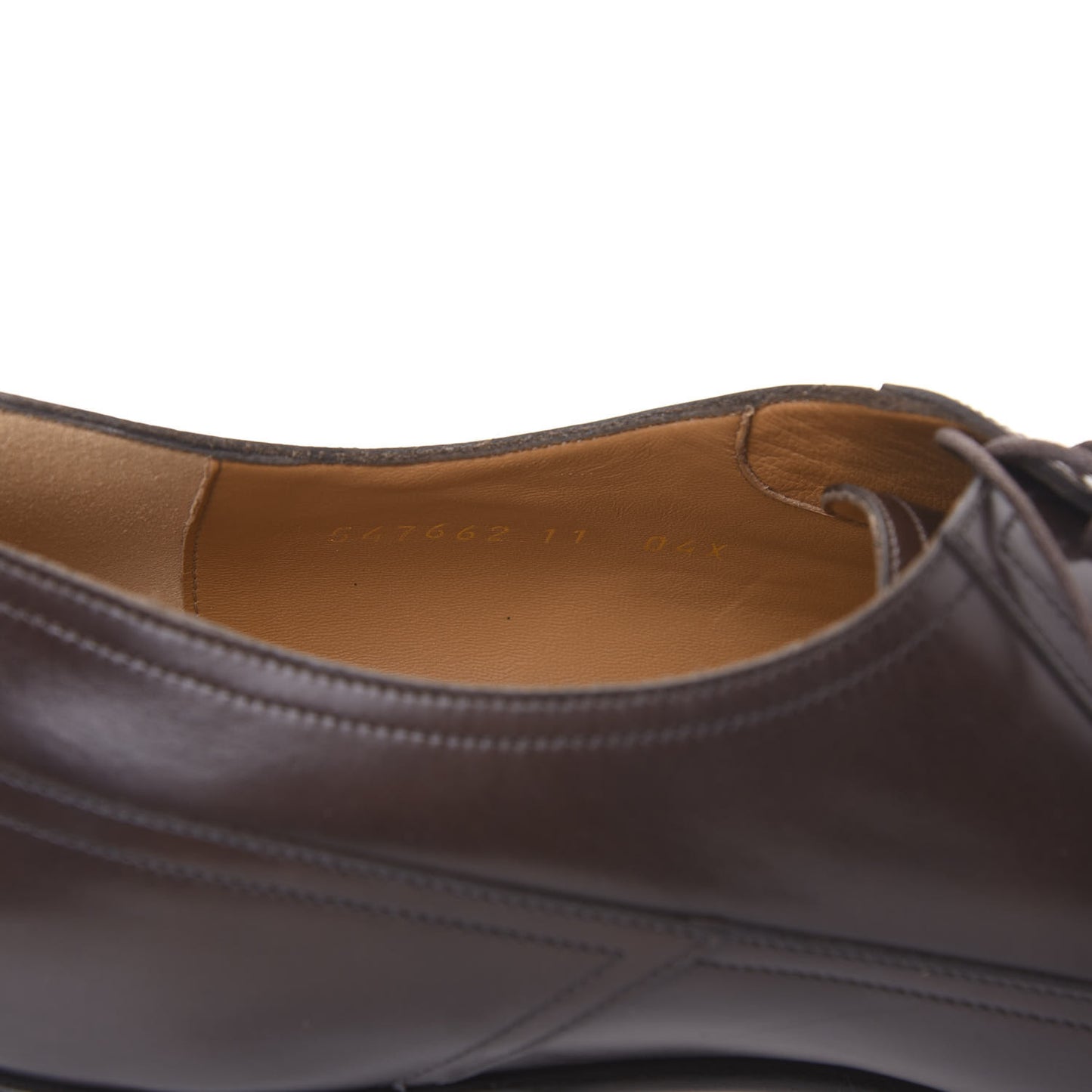 Calfskin Mens Captoe Oxford Loafers 11 Brown