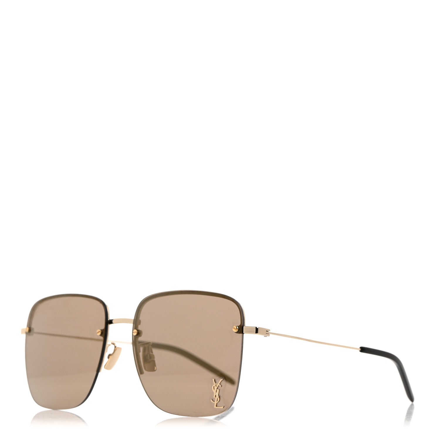 Saint Laurent Metal SL 312 M Sunglasses Gold 1 of 7